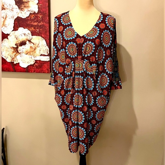 Uncle Frank Medallion Dress, size Medium - Picture 1 of 9
